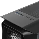 Компьютерный корпус без БП, Aerocool, Aero One Frost-G-BK-v1, ATX/Micro ATX, USB 2*3.0, HD-Audio+Mic, Кулер 4*12см Frost