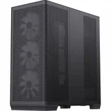 Компьютерный корпус, Aerocool, APNX C1 BK (C1-BK-v1), ATX/Micro ATX, USB 1*Type C/2*3.0 , HD-Audio+Mic, Кулер 3*14см/1*12 см, Высота процессорного кулера до 166 мм, Длина VGA до 395мм, 3*3.5"/3*2.5"