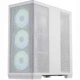 Компьютерный корпус, Aerocool, APNX C1 WH (C1-WH-v1), ATX/Micro ATX, USB 1*Type C/2*3.0 , HD-Audio+Mic, Кулер 3*14см/1*12 см, Высота процессорного кулера до 166 мм, Длина VGA до 395мм, 3*3.5"/3*2.5"