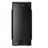 Корпус AeroCool CS-1101 w/500w, Mid Tower, ATX, Black, 1x5.25"/5x3.5"/3x2.5" HDD, 2xUSB, Mic+Audio