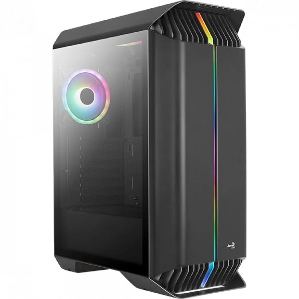 Корпус AeroCool Gladiator Duo-G-BK-v1, Mid Tower, ATX, Black, 2x3.5"/3x2.5" HDD, 2xUSB3.0, Mic+Audio