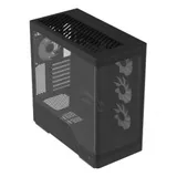 Компьютерный корпус, Aerocool, P500A-BK-v1, ATX/Micro ATX, USB 1*Type C/2*3.0, HD-Audio+Mic, Кулер 4*12 см APNX ARGB, Высота процессорного кулера до 180 мм, Длина VGA до 420мм, 1*3.5"/3*2.5", Толщин