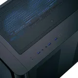 Корпус AeroCool P500C-G-BK-v1, ATX, Black, 2x3.5"/3x2.5"HDD, Mic+Audio