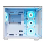 Case ATX midi tower AeroCool, P500C-G-WT-V1, (без БП), white