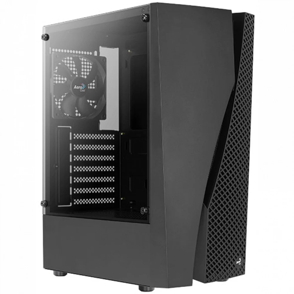 Компьютерный корпус, Aerocool, Wave-G-BK-v2, ATX/Micro ATX/Mini-ITX, USB 2*3.0/1*2.0, HD-Audio+Mic, Кулер 4*12см FRGB, Высота процессорного кулера до 158 мм, Длина VGA до 297мм (без переднего радиат