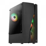Компьютерный корпус, Aerocool, Wave-G-BK-v2, ATX/Micro ATX/Mini-ITX, USB 2*3.0/1*2.0, HD-Audio+Mic, Кулер 4*12см FRGB, Высота процессорного кулера до 158 мм, Длина VGA до 297мм (без переднего радиат