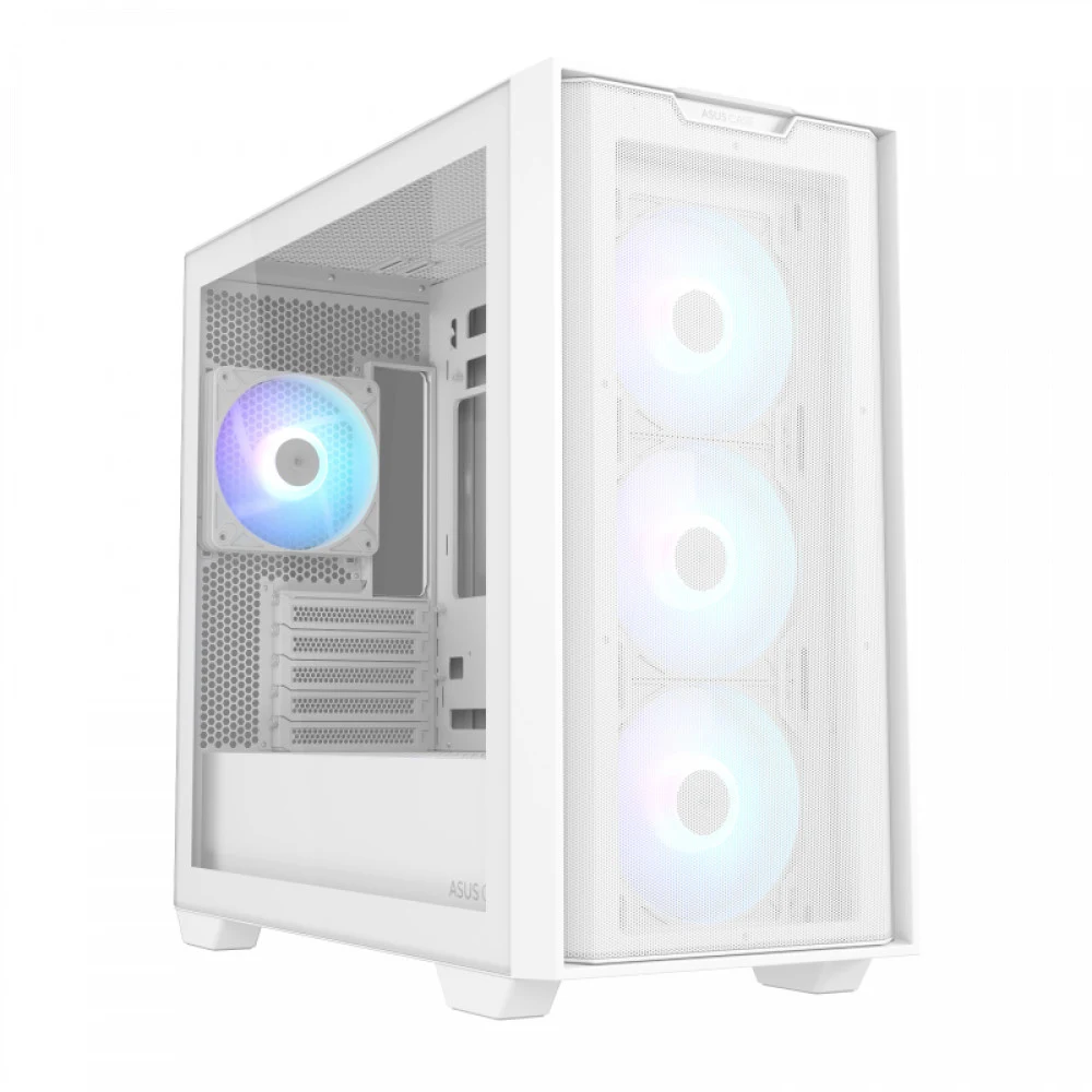 Корпус ASUS A21 PLUS TG ARGB WHITE mATX/mITX 90DC00H3-B19010