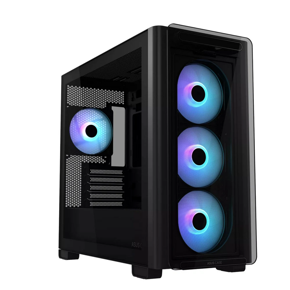 Корпус ASUS A23 PLUS TG ARGB BLACK mATX/mITX/ A23 PLUS TG/ARGB FANS