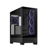 Корпус для ПК ASUS A31 PLUS TG ARGB Panoramic Design Case, BTF Support, BLACK