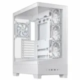 Корпус для ПК ASUS A31 PLUS TG ARGB Panoramic Design Case, BTF Support, WHITE