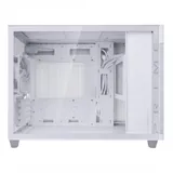 ASUS Prime AP201 Tempered Glass MicroATX Case White - stylish 33-liter MicroATX case with tool-free side panels, with support for 360 mm coolers, graphics cards up to 338 mm long, and standard ATX P