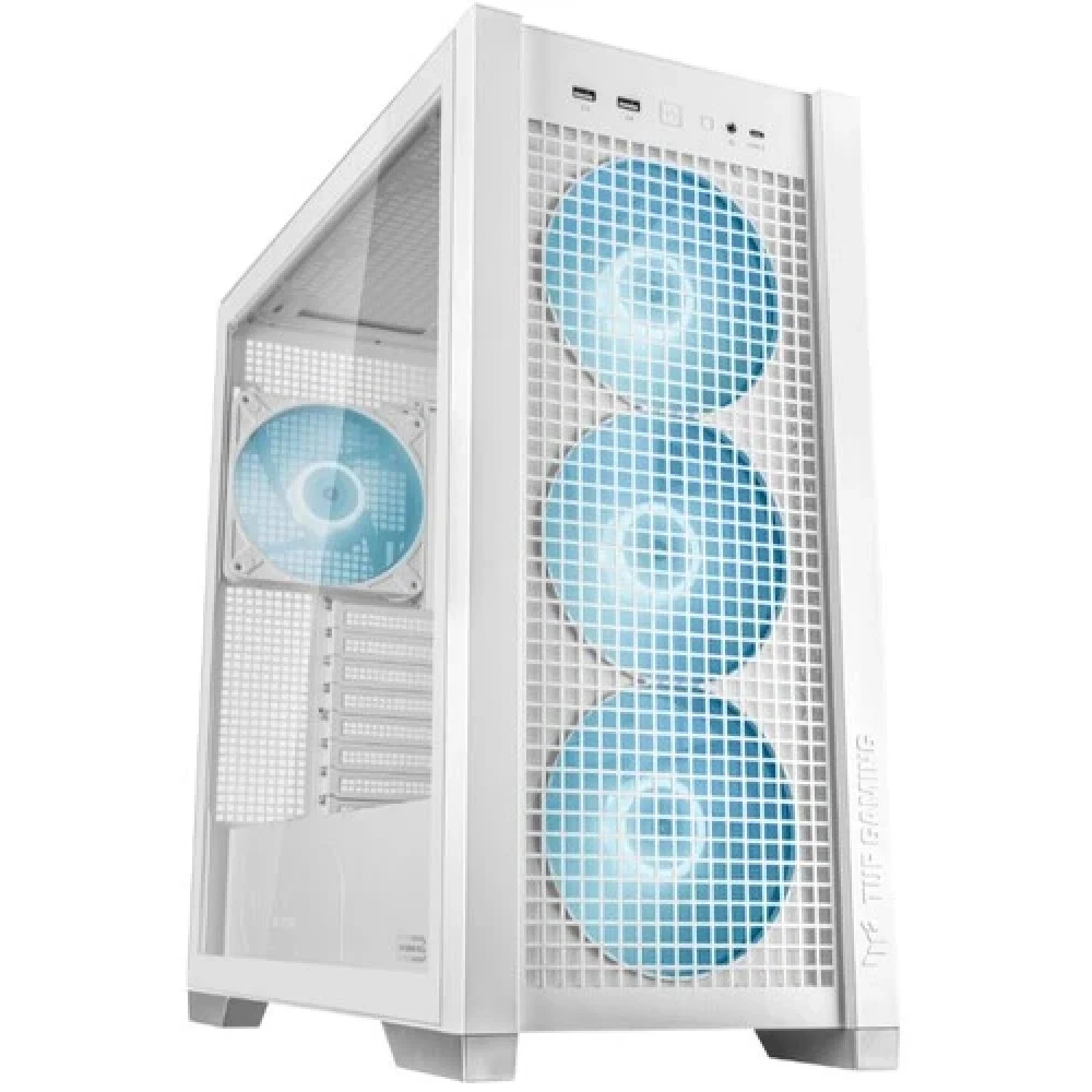 Корпус ASUS TUF GAMING GT302 TG ARGB WHITE EATX/ATX/mATX/mITX 90DC00I3-B19000