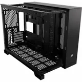 Корпус без блока питания/ Case Corsair 2500D Airflow, Midi-Tower, TG, no fan, 2xUSB-A 3.2, 1xUSB 3.2 Type-C, mATX, mITX Black