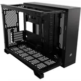 Корпус без блока питания/ Case Corsair 2500X Airflow, Midi-Tower, TG, no fan, 2xUSB-A 3.2, 1xUSB 3.2 Type-C, mATX, mITX Black