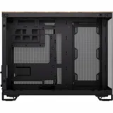 CORSAIR 2500X Micro ATX Dual Chamber PC Case - Black/Walnut Wood