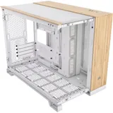 Корпус Corsair 2500X, Midi Tower, m-ATX, White - Bamboo Wood, 2x3.5"/4x2.5", 2xUSB3.2, USB-C