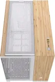 Корпус Corsair 2500X, Midi Tower, m-ATX, White - Bamboo Wood, 2x3.5"/4x2.5", 2xUSB3.2, USB-C