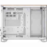 Корпус Corsair 2500X, Midi Tower, m-ATX, White - Bamboo Wood, 2x3.5"/4x2.5", 2xUSB3.2, USB-C