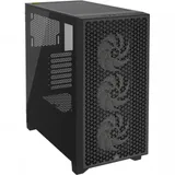 Corsair 3000D RGB Tempered Glass Mid-Tower, Black, EAN: 0840006610854