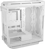 Корпус без блока питания/ Case Corsair 5000T, Midi-Tower, TG, no fan, 4xUSB-A 3.2, 1xUSB 3.2 Type-C, E-ATX, ATX, mATX, mITX White