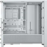 Корпус без блока питания/ Case Corsair Frame 4000D, Midi-Tower, TG, no fan, 2xUSB-A 3.2, 1xUSB 3.2 Type-C, E-ATX, ATX, mATX, mITX White