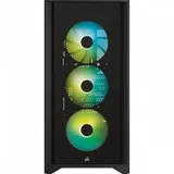 Корпус Corsair iCUE 4000X RGB черный без БП ATX 3x120mm 4x140mm 1xUSB3.0 audio bott PSU