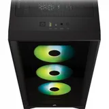 Корпус Corsair iCUE 4000X RGB черный без БП ATX 3x120mm 4x140mm 1xUSB3.0 audio bott PSU