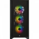 Корпус Corsair iCUE 4000X RGB черный без БП ATX 3x120mm 4x140mm 1xUSB3.0 audio bott PSU