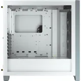 Корпус Corsair iCUE 4000X RGB белый/серый без БП ATX 3x120mm 4x140mm 1xUSB3.0 audio bott PSU