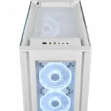 Case ATX midi tower Corsair, iCUE 5000X RGB QL Edition, CC-9011233-WW(без БП), white