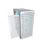 Корпус Cougar Airface ECO RGB White, Midi Tower, ATX, E-ATX, White, 2x3.5"/2x2.5", 2xUSB3.0, USB-С