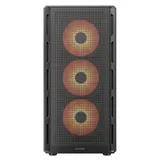 Компьютерный корпус, Cougar, Airface Pure Pro Black, ATX/Micro ATX/Mini ITX, USB Type-C/2*3.0, HD-Audio, Кулер 4*12см ARGB, Высота процессорного кулера до 175 мм, Длина VGA до 320мм, 2*3.5"/2+1*2.5"