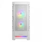 Компьютерный корпус, Cougar, Airface RGB White, ATX/Micro ATX/Mini ITX, USB 2*3.0/2.0, HD-Audio+Mic, Кулер 2*14см/1*12см ARGB, Высота процессорного кулера до 190 мм, Длина VGA до 330мм, 2*3.5"/2*2.5