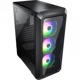 Компьютерный корпус, Cougar, Archon 2 RGB-Black , ATX/Micro ATX/Mini ITX, USB 2*3.0/2*2.0, HD-Audio+Mic, Кулер 3*12см ARGB, Высота процессорного кулера до 170 мм, Длина VGA до 315мм, 2*3.5"/2*2.5",