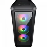 Компьютерный корпус, Cougar, Archon 2 RGB-Black , ATX/Micro ATX/Mini ITX, USB 2*3.0/2*2.0, HD-Audio+Mic, Кулер 3*12см ARGB, Высота процессорного кулера до 170 мм, Длина VGA до 315мм, 2*3.5"/2*2.5",