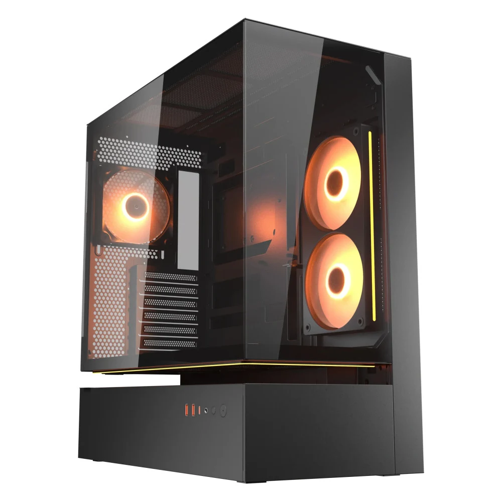 Компьютерный корпус, Cougar, CFV235, CEB/ATX/Micro ATX/Mini ITX, USB 1*Type C/2*3.0, 4 Pole Headset Audio, RGB button, Кулер 3*12см ARGB PWM, Высота процессорного кулера до 175 мм, Длина VGA до 430
