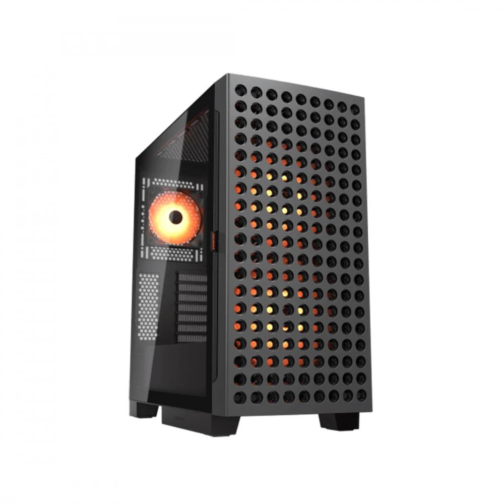 Компьютерный корпус, Cougar, Airface ECO RGB, E-ATX/CEB/ATX/Micro ATX/Mini ITX, USB Type-C/2*3.0, HD-Audio+Mic, Кулер 2*18см/1*12см ARGB, Высота процессорного кулера до 190 мм, Длина VGA до 390мм, 2
