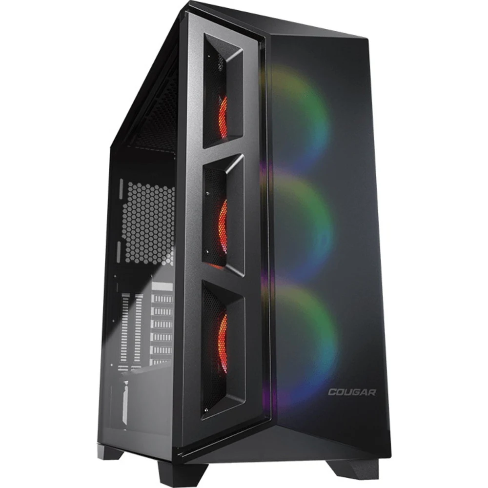 Компьютерный корпус, Cougar, Dark Blader X5 RGB, E-ATX/ATX/Micro ATX, USB 1*3.1/2*3.0, HD-Audio+Mic, Кулер 3*12см ARGB, Высота процессорного кулера до 170 мм, Длина VGA до 400мм, 2*3.5"/4*2.5", Слот