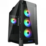 Компьютерный корпус, Cougar, Duoface Pro RGB CGR-5AD1B-RGB, CEB/ATX/Micro ATX/Mini ITX, USB 1*Type C/2*3.0/1*2.0, HD-Audio+Mic, Кулер 3*12см ARGB/1*12см ARGB, Высота процессорного кулера до 190 мм,