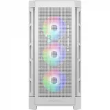 Компьютерный корпус, Cougar, Duoface Pro RGB (White) CGR-5AD1W-RGB, CEB/ATX/Micro ATX/Mini ITX, USB 1*Type C/2*3.0/1*2.0, HD-Audio+Mic, Кулер 3*12см ARGB/1*13см ARGB, Высота процессорного кулера до