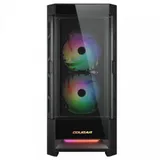 Компьютерный корпус, Cougar, Duoface RGB CGR-5ZD1B-RGB, CEB/ATX/Micro ATX/Mini ITX, USB 2*3.0/1*2.0, HD-Audio+Mic, Кулер 2*14см ARGB/1*14см ARGB, Высота процессорного кулера до 190 мм, Длина VGA до