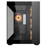 Корпус Cougar FV150 RGB, ATX, Black, 2x3.5"/2x2.5" HDD, 2xUSB3.0, 1xUSB-С, Mic+Audio
