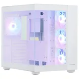 Компьютерный корпус, Cougar, FV150 RGB White, ATX/Micro ATX/Mini ITX, USB 1*Type C/2*3.0, 4 Pole Headset Audio, Кулер 4*12см ARGB, Высота процессорного кулера до 180 мм, Длина VGA до 400мм, 2*3.5"/1