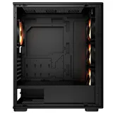 Компьютерный корпус, Cougar, MX220 RGB, ATX/Micro ATX/Mini ITX, USB 1*Type C/2*3.0, 4 Pole Headset Audio Jack, RGB Button, Кулер 4*12см ARGB, Высота процессорного кулера до 160 мм, Длина VGA до 340м