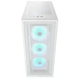 Компьютерный корпус, Cougar, MX220 RGB (White), ATX/Micro ATX/Mini ITX, USB 1*Type C/2*3.0, 4 Pole Headset Audio Jack, RGB Button, Кулер 4*12см ARGB, Высота процессорного кулера до 160 мм, Длина VGA