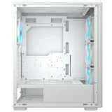 Компьютерный корпус, Cougar, MX220 RGB (White), ATX/Micro ATX/Mini ITX, USB 1*Type C/2*3.0, 4 Pole Headset Audio Jack, RGB Button, Кулер 4*12см ARGB, Высота процессорного кулера до 160 мм, Длина VGA