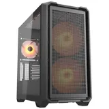 Компьютерный корпус, Cougar, MX600 Mini RGB, Micro ATX/Mini ITX, USB 1*Type C/2*3.0, 4 Pole Headset Audio Jack & RGB Button, Кулер 2*16см ARGB/1*12см ARGB, Высота процессорного кулера до 175 мм, Дли