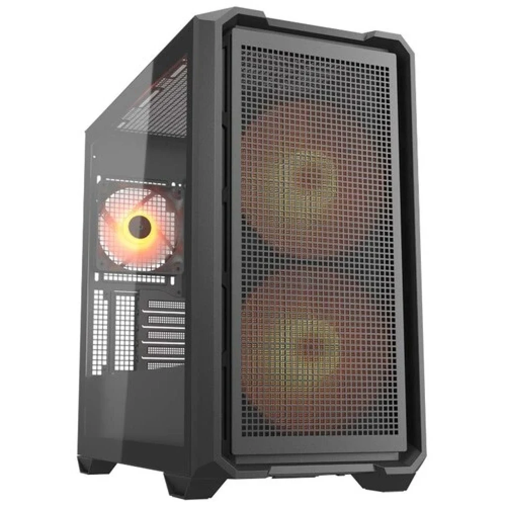Компьютерный корпус, Cougar, MX600 Mini RGB, Micro ATX/Mini ITX, USB 1*Type C/2*3.0, 4 Pole Headset Audio Jack & RGB Button, Кулер 2*16см ARGB/1*12см ARGB, Высота процессорного кулера до 175 мм, Дли