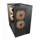 Корпус Cougar OmnyX, Midi Tower, ATX, Black, 2x3.5"/2x2.5" HDD, 4xUSB3.0, 2xUSB-C