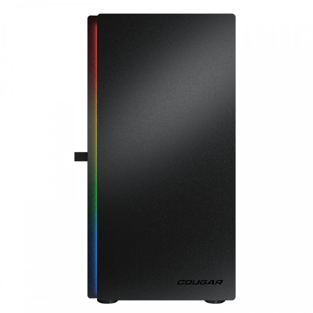 Компьютерный корпус, Cougar, Purity RGB Black, Micro ATX/Mini ITX, USB 2*3.0/1*2.0, HD-Audio+Mic, Кулер 1*12см ARGB, Высота процессорного кулера до 160 мм, Длина VGA до 305мм, 2*3.5"/4+2*2.5", Толщи